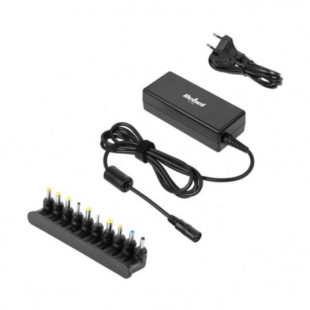 REBEL Universal Notebook Netzteil 45W (automatic Voltage-Detection 12-19,5V) incl. 10 Adaptersteckern