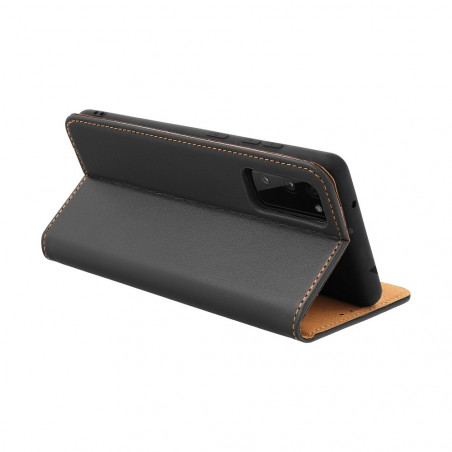 FLIPCASE ECHTLEDER schwarz für Xiaomi Redmi Note 12 4G