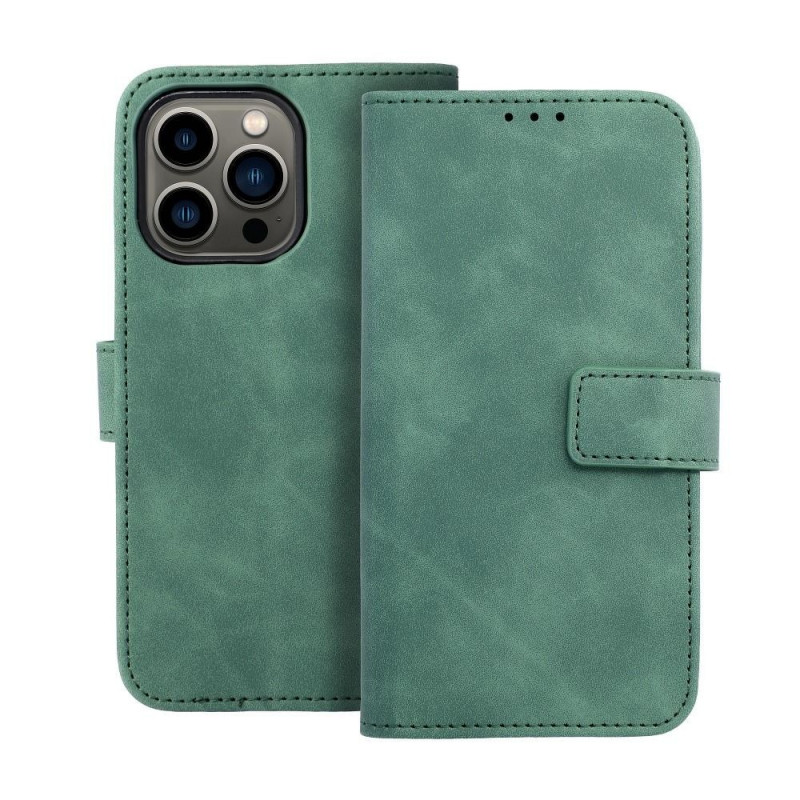 FLIPCASE VELVET MAGLOOP darkgreen für Apple iPhone 15