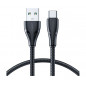 CABLE USB-A / USB-C 120 cm Joyroom black (für LADEN + DATEN)