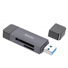 Hoco Kartenlesegerät 2in1 für microSD/SD USB-A 3.0 + USB-C 3.0