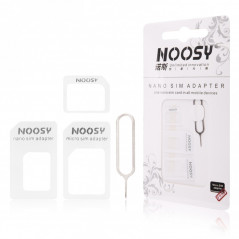 Noosy SIM-Adapter-Set 3-in-1: nano auf micro + nano auf mini + micro auf mini