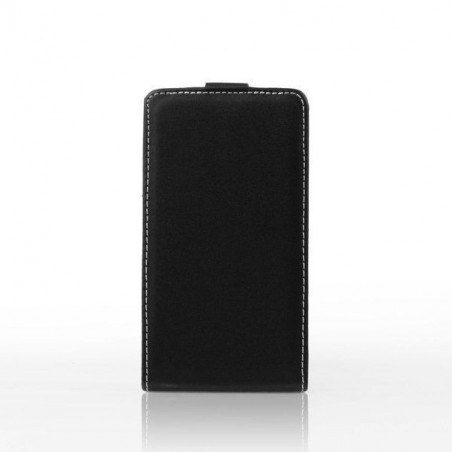 Ledertasche FLIP SLIMLINE FLEXI SERIES schwarz für Samsung i9500 / i9505 Galaxy S4|