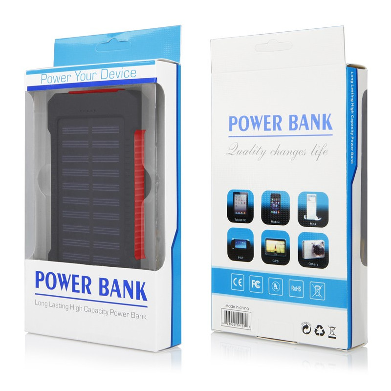 POWERBANK SOLAR F5-RD 10.000MAH