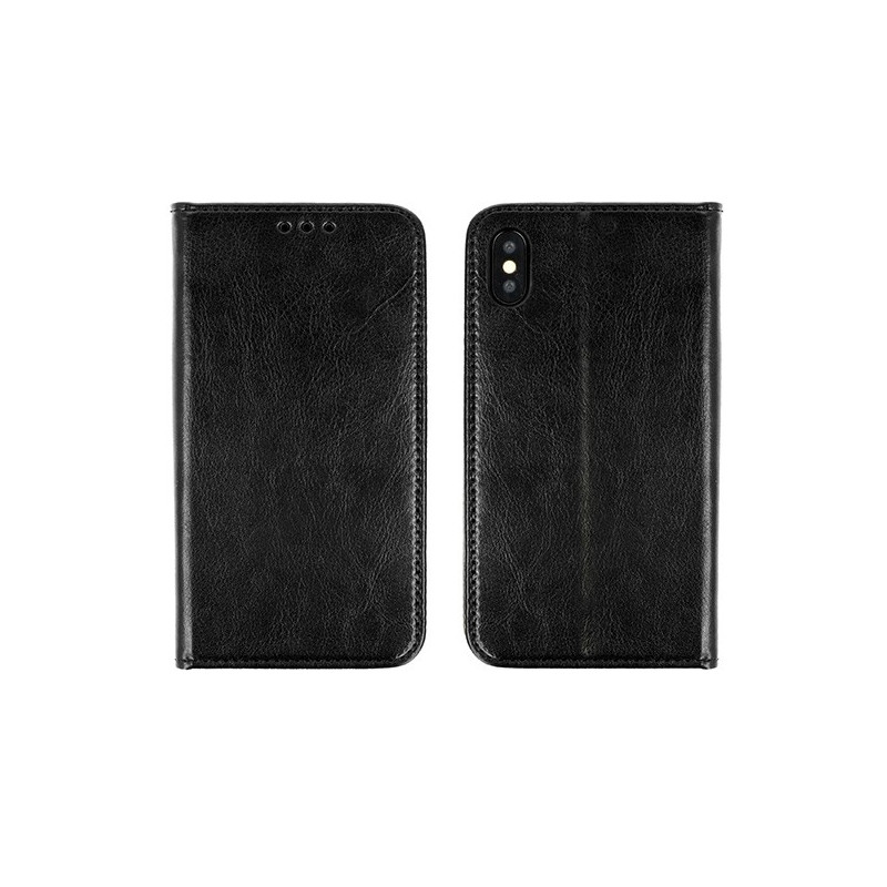 FLIPCASE WALLET ECHTLEDER schwarz für Apple iPhone 11 Pro