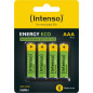 AAA-Size Micro-Akku Intenso EnergyECO 850 mAh HR03 (4er-Pack)