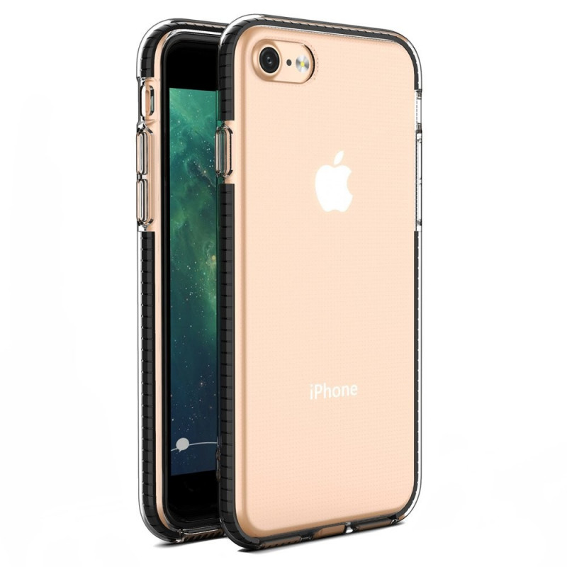 TPU CASE 2WAY PREMIUM schwarz/transparent für Apple iPhone 7 / 8 / SE 2020 / SE 2022