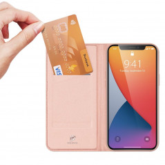 FLIPCASE WALLET DUX DUCIS Skin Pro rosegold für Apple iPhone 12| iPhone 12 Pro