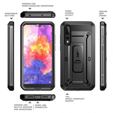 Supcase Unicorn Beetle Pro Huawei P20 Pro Black