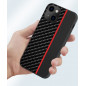 Back-Case CARBON RED STRIPE für Apple iPhone 7 / 8 / SE 2020 / SE 2022