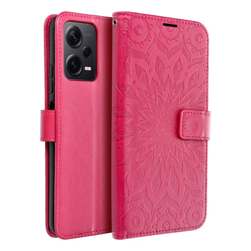 FLIPCASE FASHION mandala pink für Xiaomi Redmi Note 12 Pro 5G