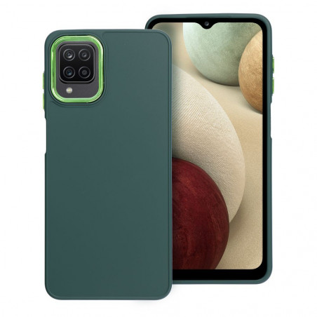 BACK-CASE FRAMED green für SAMSUNG Galaxy A12 / M12