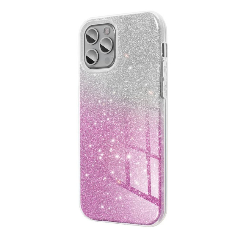 BACK-CASE SHINING GLITTER silver/pink für SAMSUNG Galaxy S23+