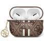 GUESS case for APPLE AirPods Pro 2 (2022 / 2023) GUAP2P4RPSW (4G Printed Stripes Charm) brown