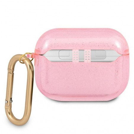 GUESS case for APPLE AirPods Pro GUAPUCG4GP (Glitter Collection) pink