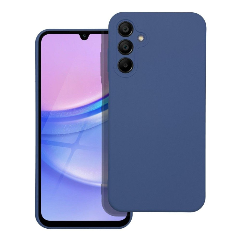 BACK-CASE Silikon navy für SAMSUNG Galaxy A15