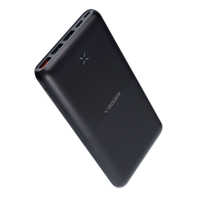 VEGER powerbank 20000 mAh PD QC3.0 3A 20W S22 (W2060) black VEGER powerbank 20000 mAh PD QC3.0 3A 20W S22 (W2060) black
