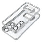 Case GLAM for SAMSUNG S24 FE silver Case GLAM for SAMSUNG S24 FE silver
