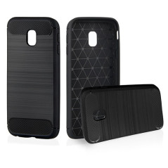 BACK-CASE Carbon schwarz für Huawei P20 Pro