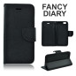 FLIP BOOK CASE FANCY DIARY schwarz für Huawei P30