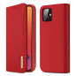 FLIPCASE DUX DUCIS Wish Genuine Leather Bookcase red für iPhone 12 mini