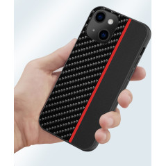 Back-Case CARBON RED STRIPE für Apple iPhone 13 Pro Max