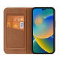Dux Ducis Skin X2 Flip Cover braun für Apple iPhone 14 Pro