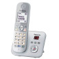 PANASONIC KX-TG6823GS perlsilber - 3er-Set Schnurlostelefon mit Anrufbeantworter