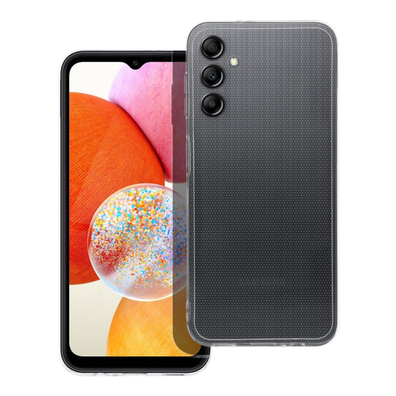 BACK-CASE 2mm transparent (mit Kameraschutz) für SAMSUNG Galaxy A14