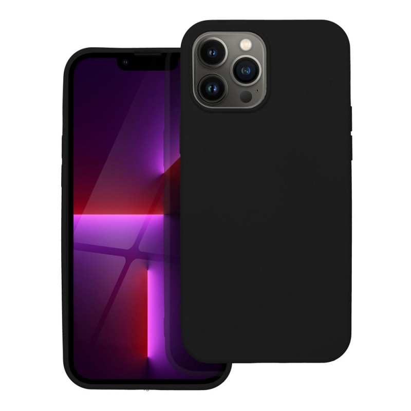 BACK-CASE Silikon schwarz für APPLE iPhone 13 Pro Max