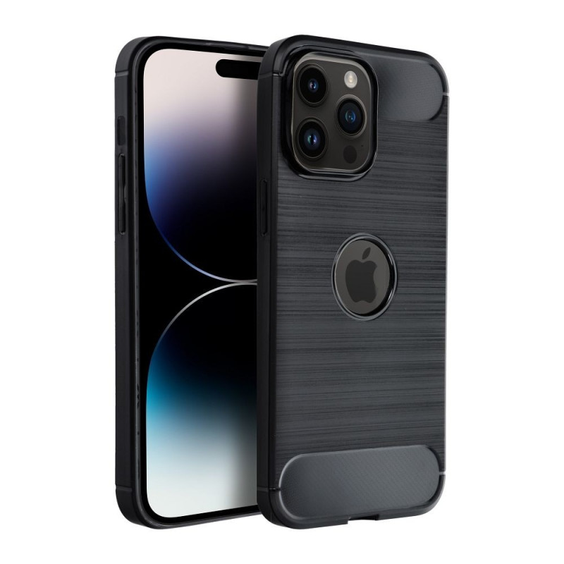 BACK-CASE Carbon schwarz für APPLE iPhone 14