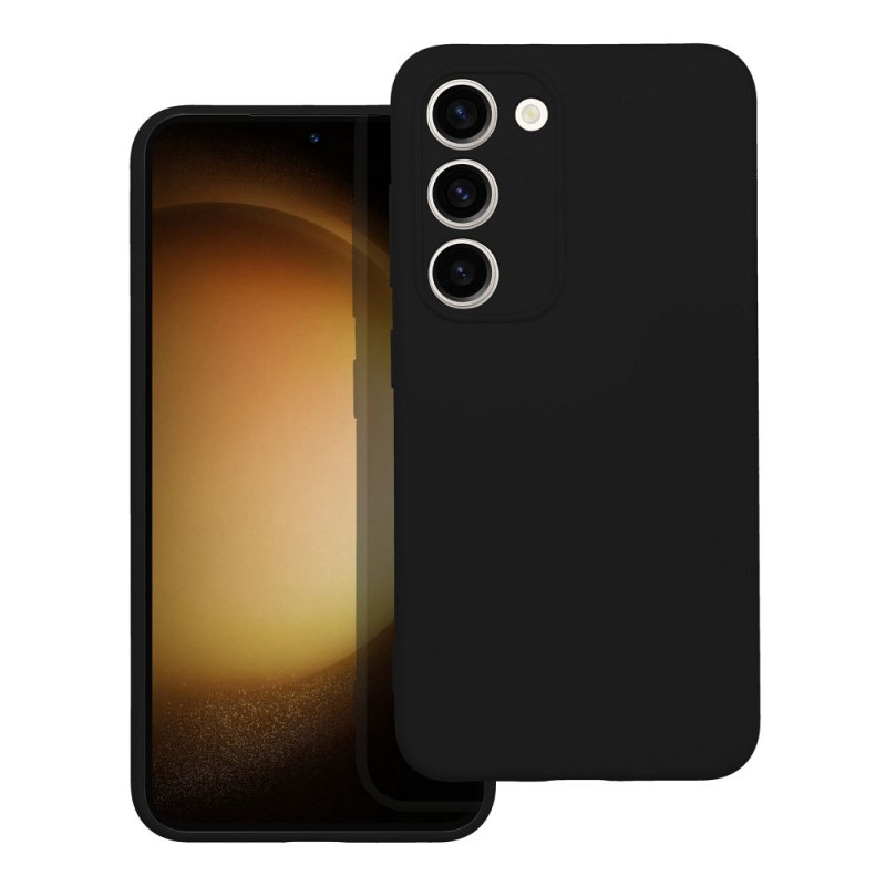 BACK-CASE Silikon schwarz für SAMSUNG Galaxy S23