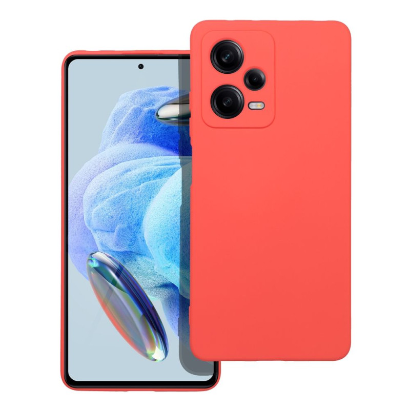 BACK-CASE Silikon peach für XIAOMI Redmi Note 12 Pro 5G
