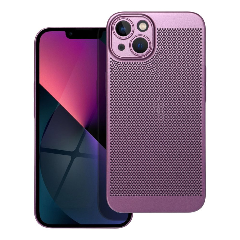 BACK-CASE BREEZ violett für APPLE iPhone 13