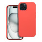 BACK-CASE Silikon peach für APPLE iPhone 15