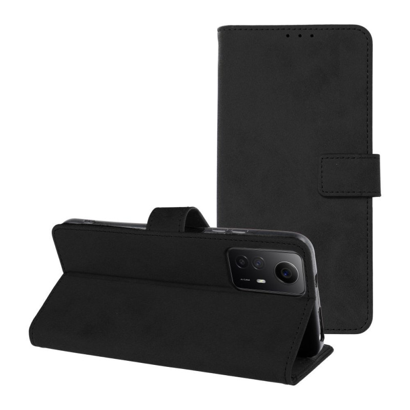 FLIPCASE VELVET schwarz für XIAOMI Redmi Note 12s