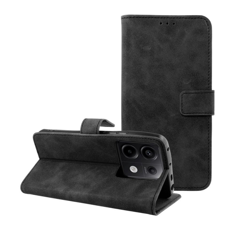 FLIPCASE VELVET schwarz für XIAOMI Redmi Note 13 Pro 5G