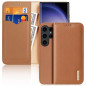 DUX DUCIS wallet case HIVO for SAMSUNG S24 Plus brown DUX DUCIS wallet case HIVO for SAMSUNG S24 Plus brown