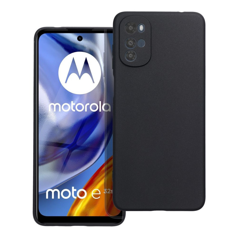 BACK-CASE MATT schwarz für MOTOROLA E32