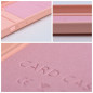 BACK-CASE CARD pink für SAMSUNG Galaxy A35 5G