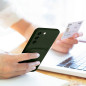BACK-CASE CARD grün für SAMSUNG Galaxy A55 5G