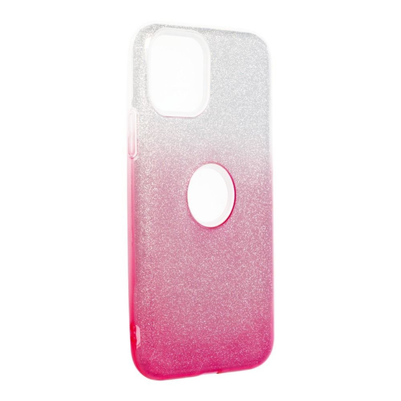 BACK-CASE SHINING GLITTER silver/pink für APPLE iPhone 11 Pro