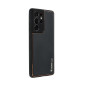 BACK-CASE LEATHER schwarz für SAMSUNG Galaxy A25 5G