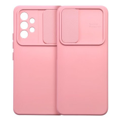 BACK-CASE SLIDE ONE light pink (mit Kamera-Abdeckung) für SAMSUNG Galaxy A35 5G