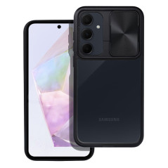 BACK-CASE SLIDE TWO schwarz (mit Kamera-Abdeckung) für SAMSUNG Galaxy A05