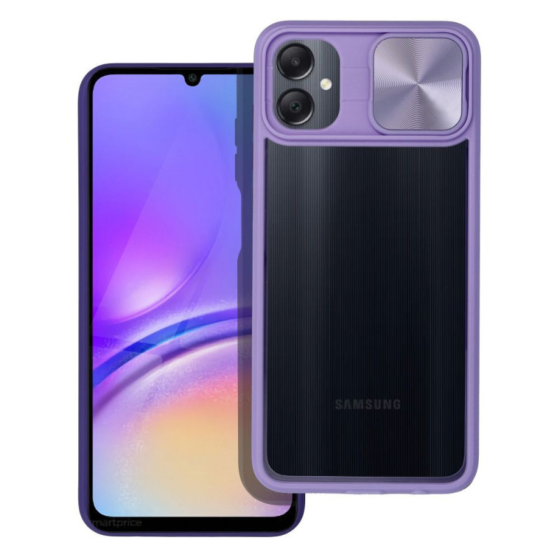 BACK-CASE SLIDE TWO violett (mit Kamera-Abdeckung) für SAMSUNG Galaxy A05