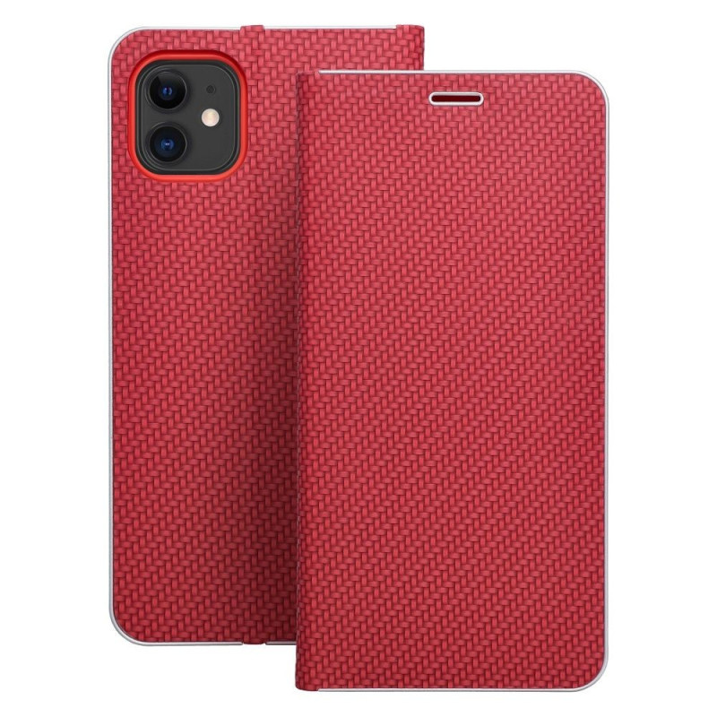FLIPCASE LUNA Carbon rot für APPLE iPhone 11