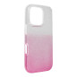 BACK-CASE SHINING GLITTER silver/pink für APPLE iPhone 16 Pro