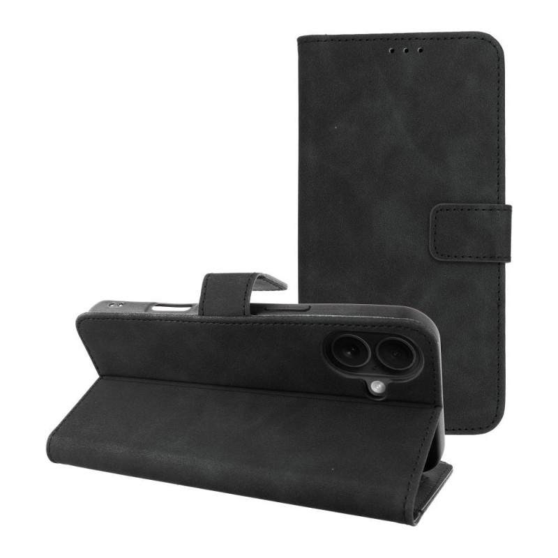 FLIPCASE VELVET schwarz für APPLE iPhone 16 Plus