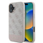 GUESS case for IPHONE 16 Plus GUHCP16MG4GLPI (4G PU Bottom Stripe) pink GUESS case for IPHONE 16 Plus GUHCP16MG4GLPI (4G PU Bottom Stripe) pink